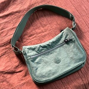 Sage Green Kipling Crossbody
